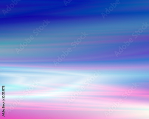 Abstract blue pink backdroom light