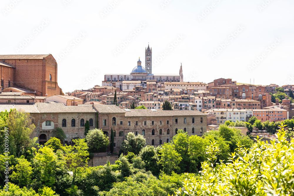 Tuscany, Iltaly  - May 28, 2015:.View over Siena