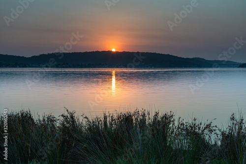 Soft and Gentle Sunrise over the Bay