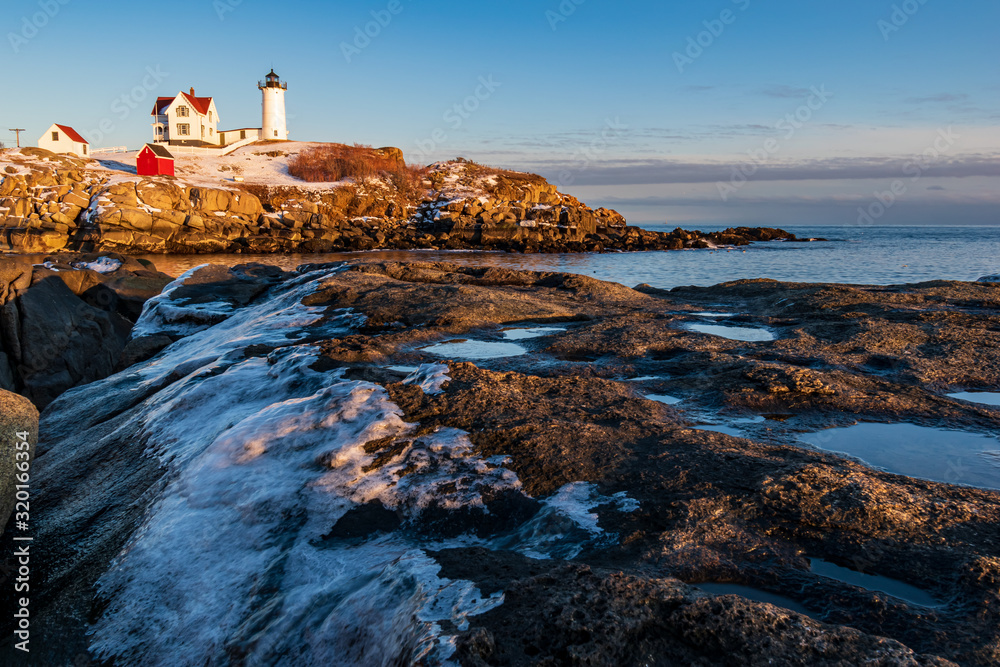 Sunset at Nubble Lighthouse, Maine