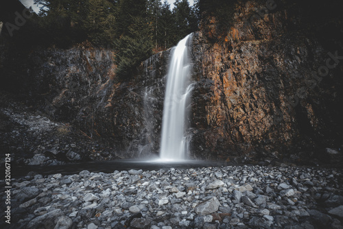 Waterfall and Rocks