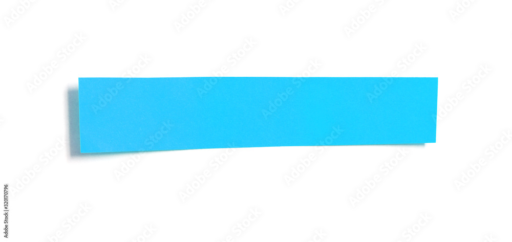 Ripped blue paper on white background, space for advertising copy. Ripped blue paper on white background, space for advertising copy.