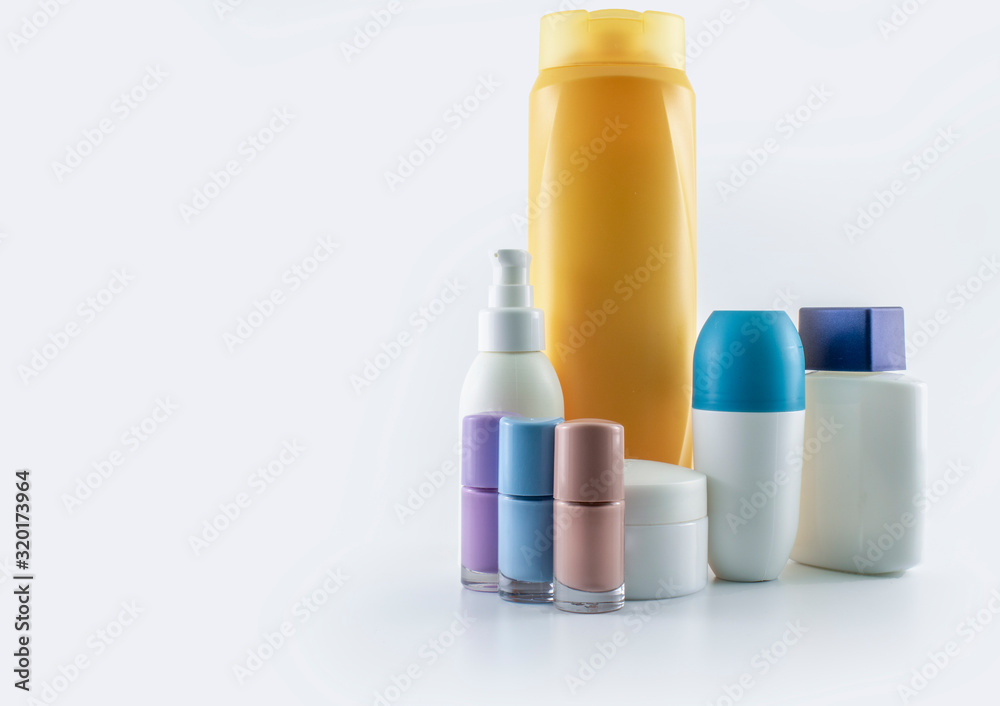 Personal care kit. Photo was taken in the studio against white background. Personal care kit. Photo was taken in the studio against white background.