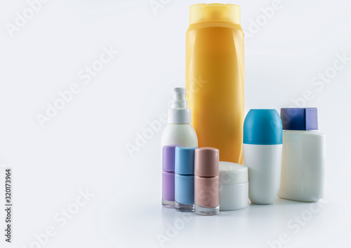 Personal care kit. Photo was taken in the studio against white background.