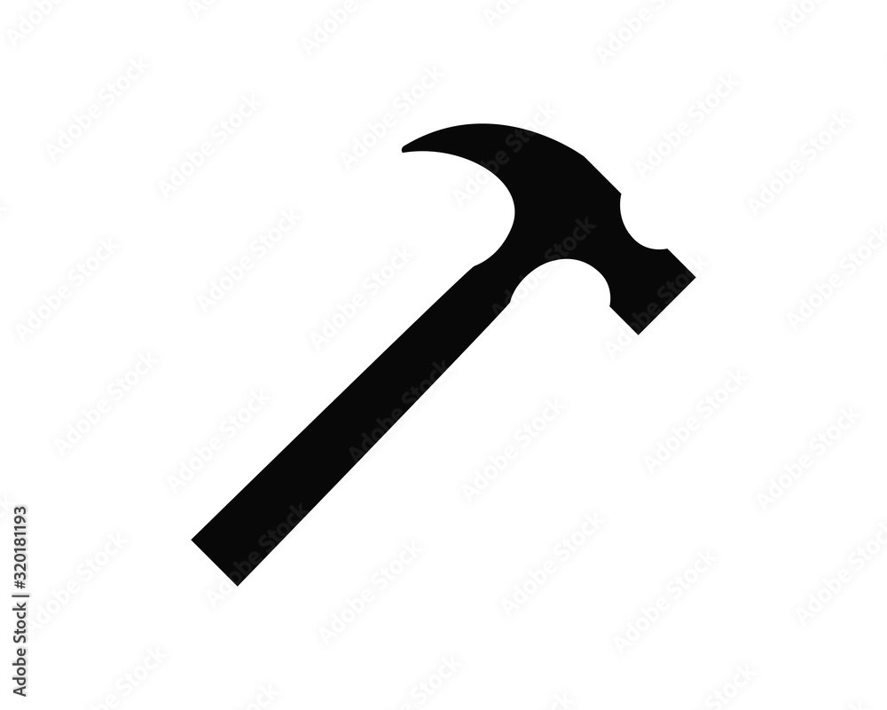Classic Claw Hammer Isolated Vector Illustration Classic Claw Hammer Isolated Vector Illustration