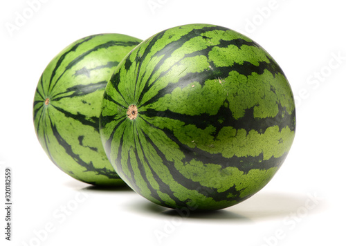 watermelon on white background 