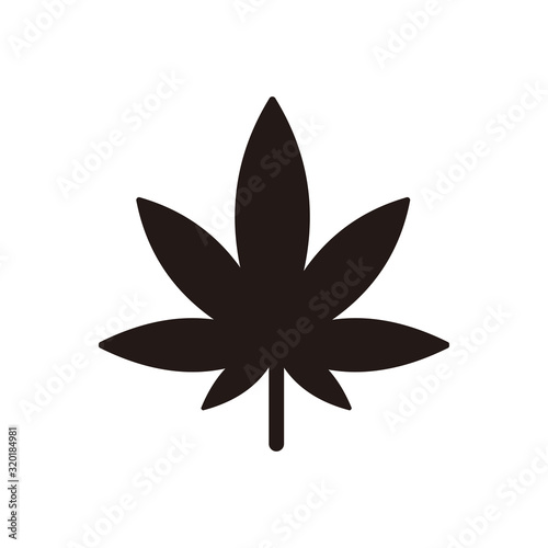 Marijuana vector icon illustration sign