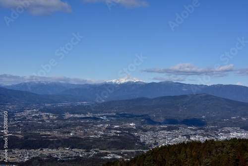 根の上高原から見た御嶽山