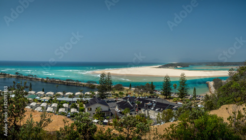 Panoramic Coastal Photograph