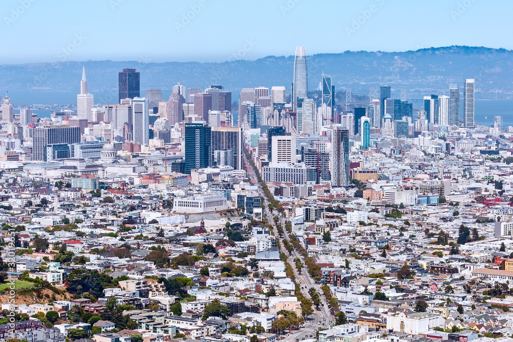 San Francisco, California downtown city skyline