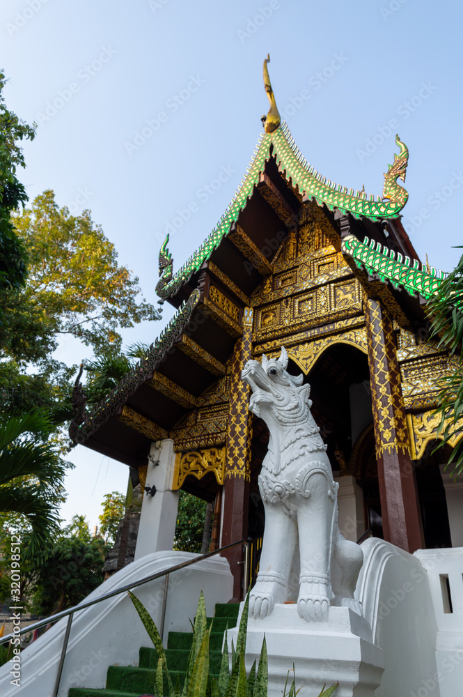 Fototapeta premium Umong Mahaterachan Temple.Built a temple first in the year 1839-1840
