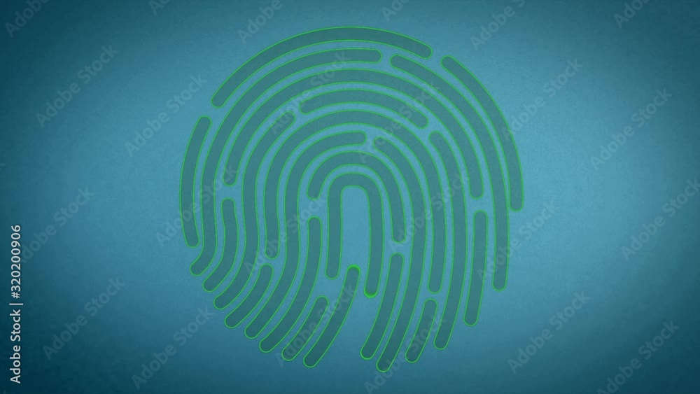 Fingerprint Animation HD Video on blue Background Colorful Fingerprint Touch ID futuristic digital processing of biometric scanner concept and security scanning of finger cyber mobile phone unlock ap Fingerprint Animation HD Video on blue Background Colorful Fingerprint Touch ID futuristic digital processing of biometric scanner concept and security scanning of finger cyber mobile phone unlock ap