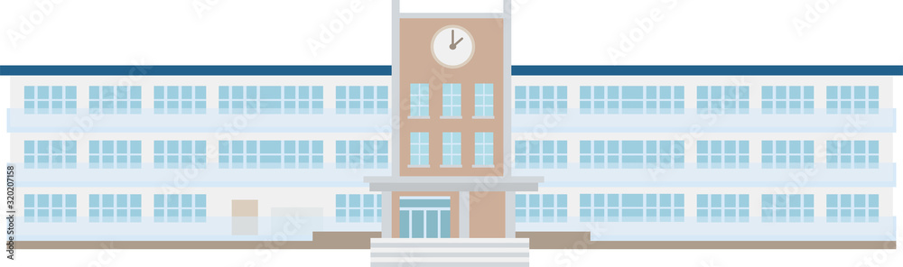 イラスト素材 学校 建物 アイコン ベクター Stock Vector Adobe Stock