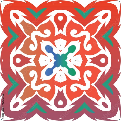 Antique mexican talavera ceramic.