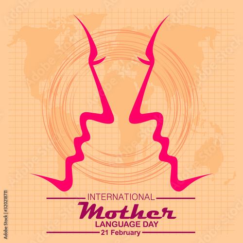 Mother Language Day, poster and banner concept