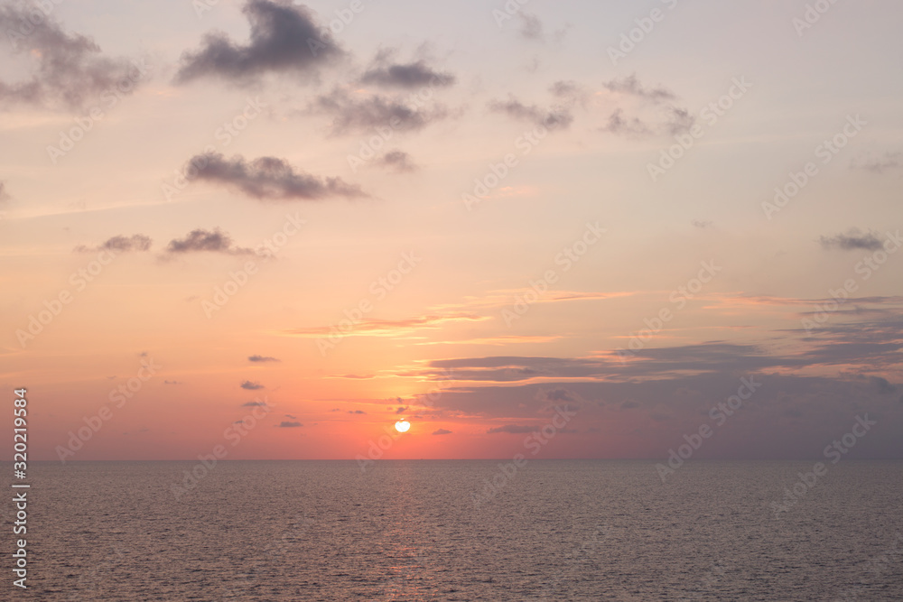 Beautiful pink color clouds on the sky. Beautiful pink color clouds on the sky.