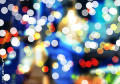 Bokeh lights background