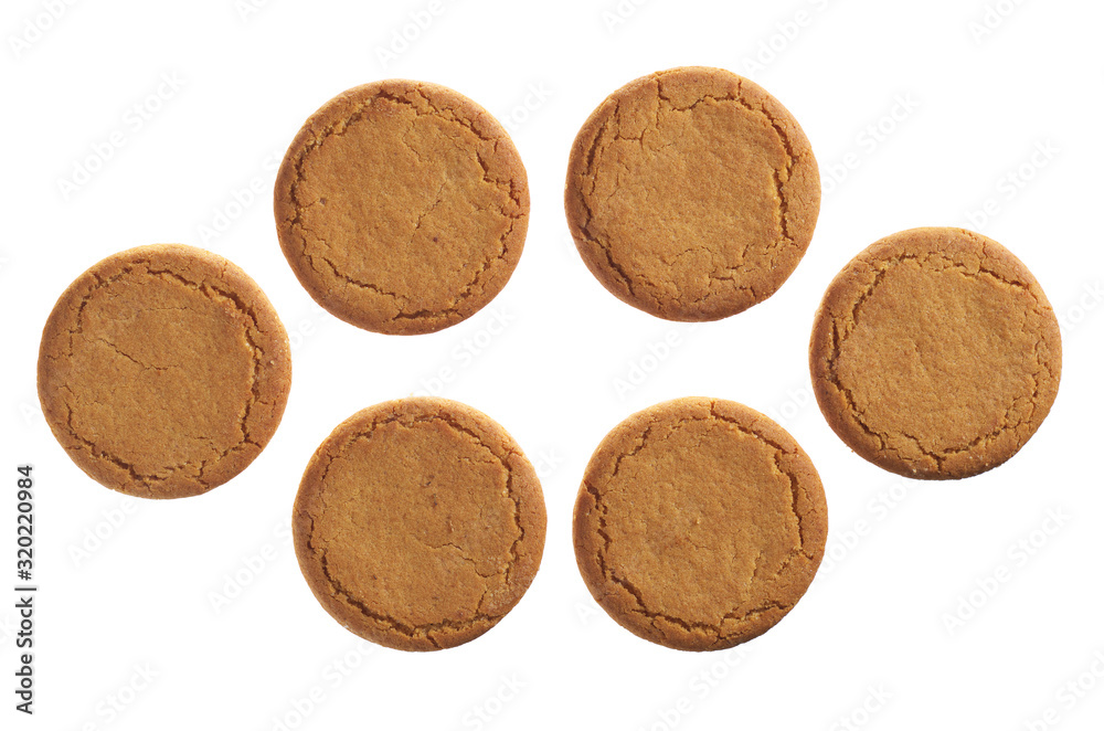 Oatmeal cookies isolated Oatmeal cookies isolated