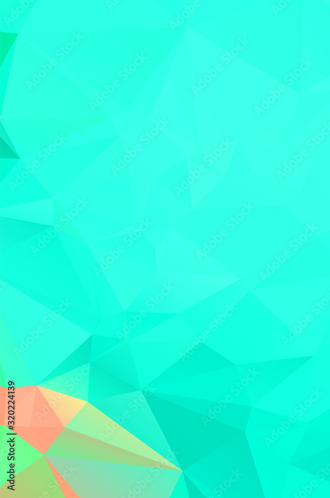 Fototapeta premium Abstract blue vivid triangle geometrical background, vector Illustration