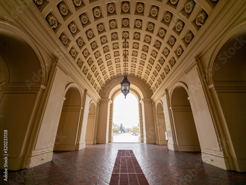 Exterior view of the famous Pasadena City Hall