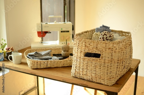 Sewing time with sewing machine