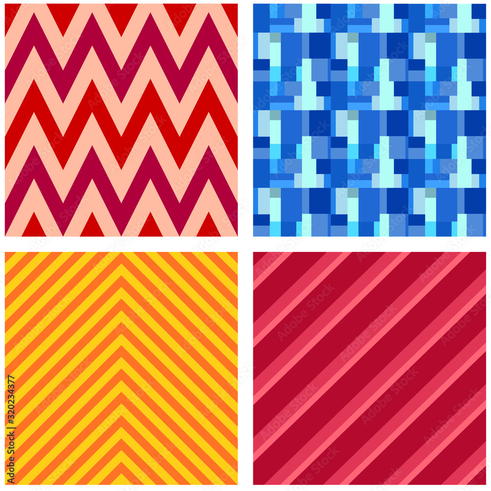 set of seamless patterns set of seamless patterns