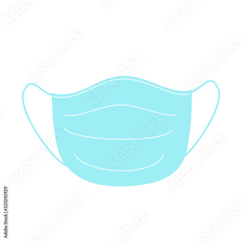 Medical mask to prevent influenza infection.