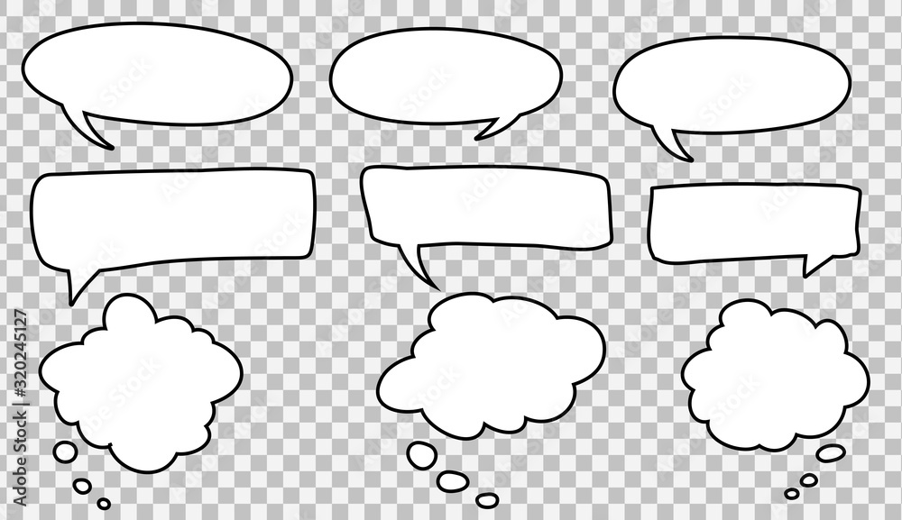 Obraz premium Illustration of spaces for text input.