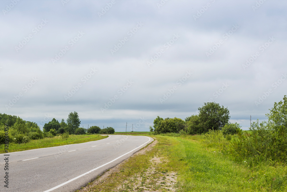 road in the countryside