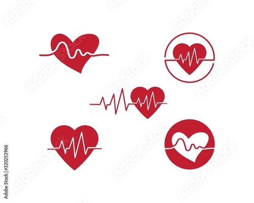 heartbeat icon vector illustration design