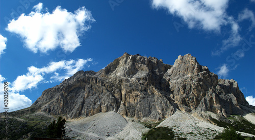 the 3000 meters of mount Lagazuoi in the Italian Dolomites