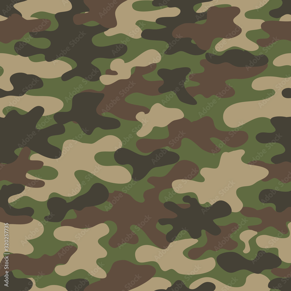 Camouflage pattern. Design element for poster, clothes decoration, card, banner. Vector illustration Camouflage pattern. Design element for poster, clothes decoration, card, banner. Vector illustration