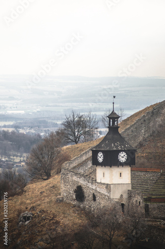 view of old medieval tower