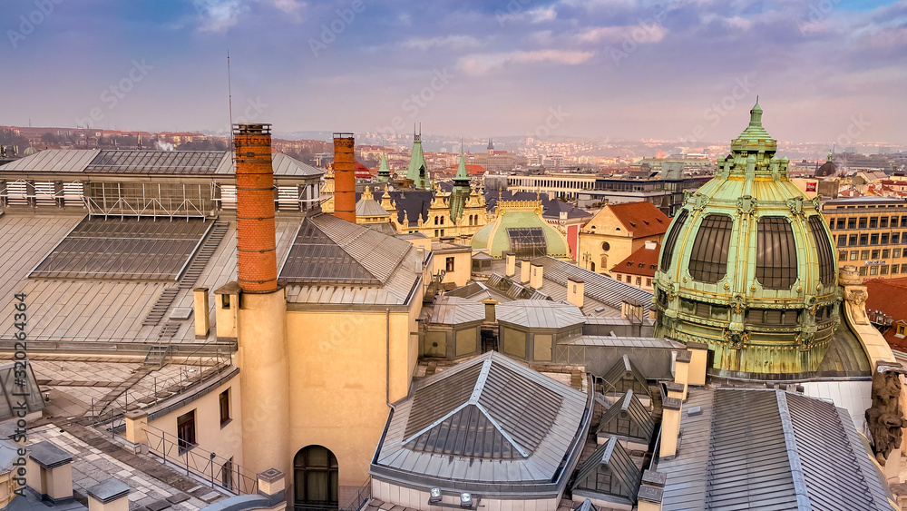 Fototapeta premium Prague from above