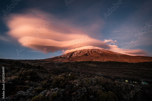Kilimandjaro nuage