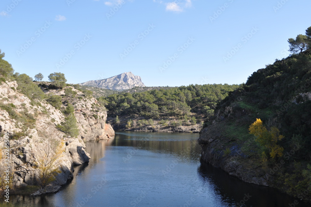 Barrage Zola, le Tholonet, Provence, France