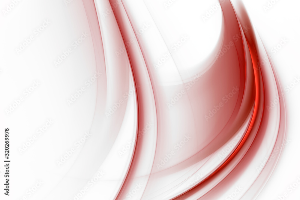 Naklejka premium Rote Welle Hintergrund