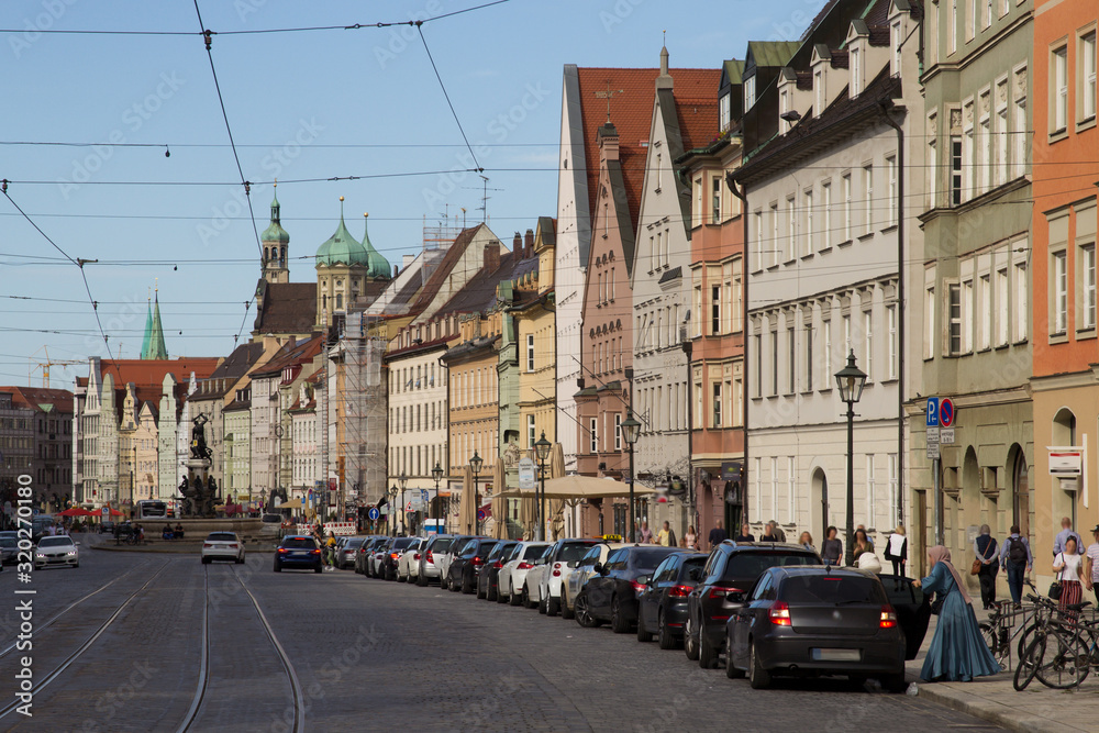 Fototapeta premium hist. Altstadt von Augsburg