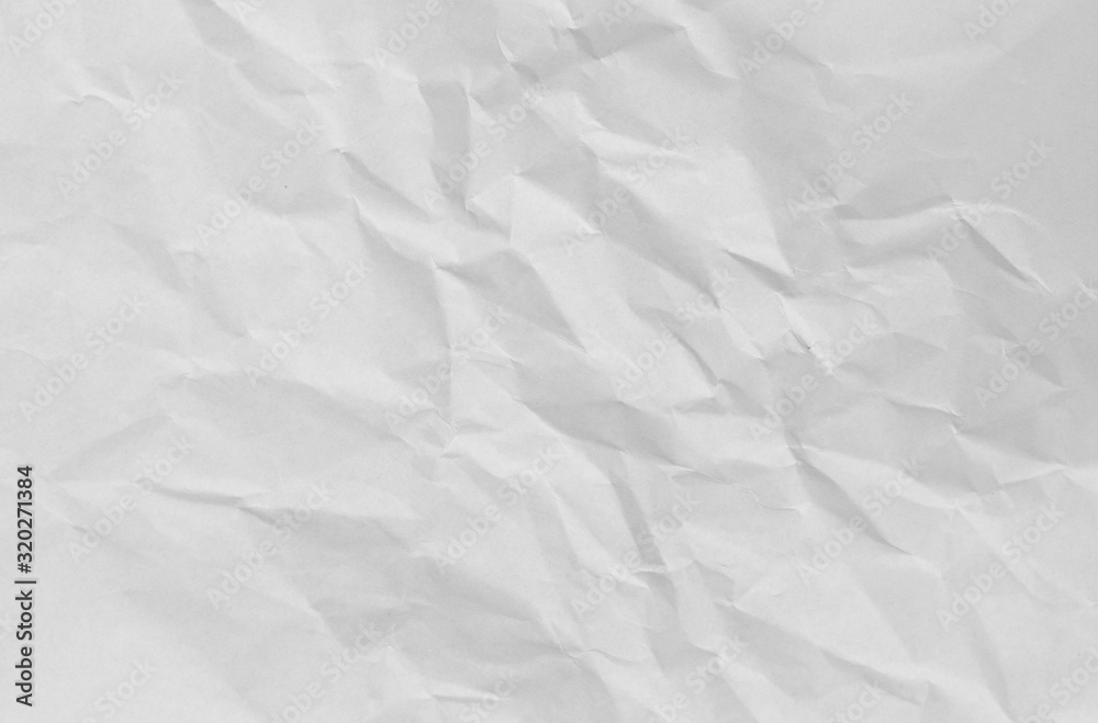 crumpled white paper texture