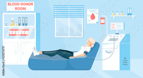 Blood Donation Illustration 