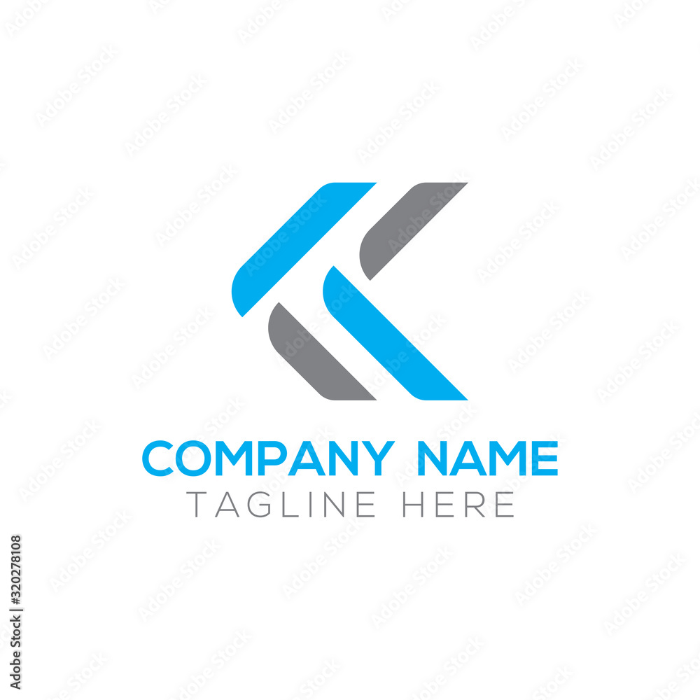 Initial Alphabet KK Logo Design vector Template. Linked Letter KK Logo Vector Initial Alphabet KK Logo Design vector Template. Linked Letter KK Logo Vector