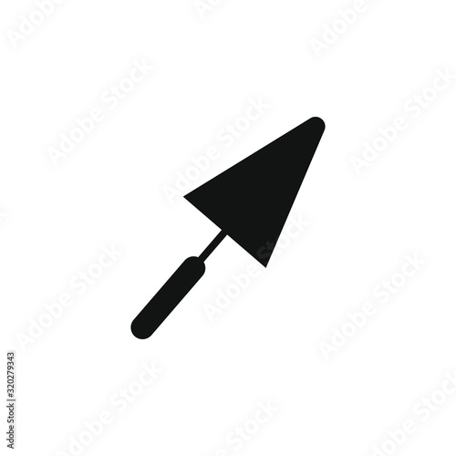 vector icon, construction mason trowel tool