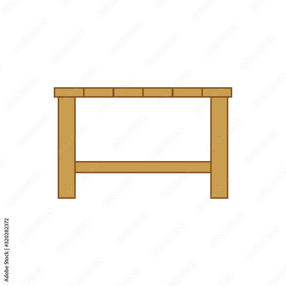 vector icon, on rustic wooden table vector icon, on rustic wooden table