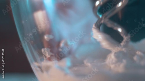 Wallpaper Mural Mixing whipped cream in a glass mixer Torontodigital.ca