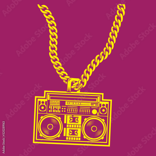 Hip Hop Bling Bling Necklace photo
