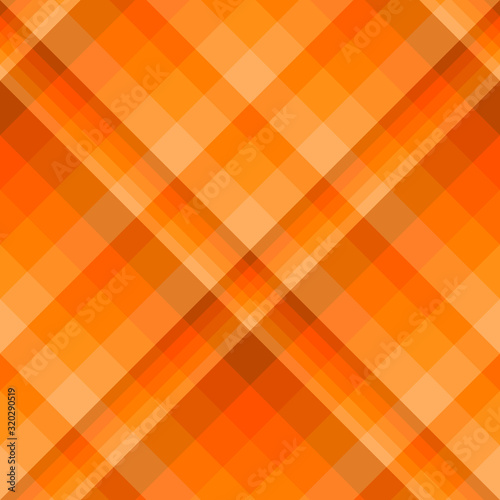 Seamless pattern in bright morning orange colors for plaid, fabric, textile, clothes, tablecloth and other things. Vector image. 2