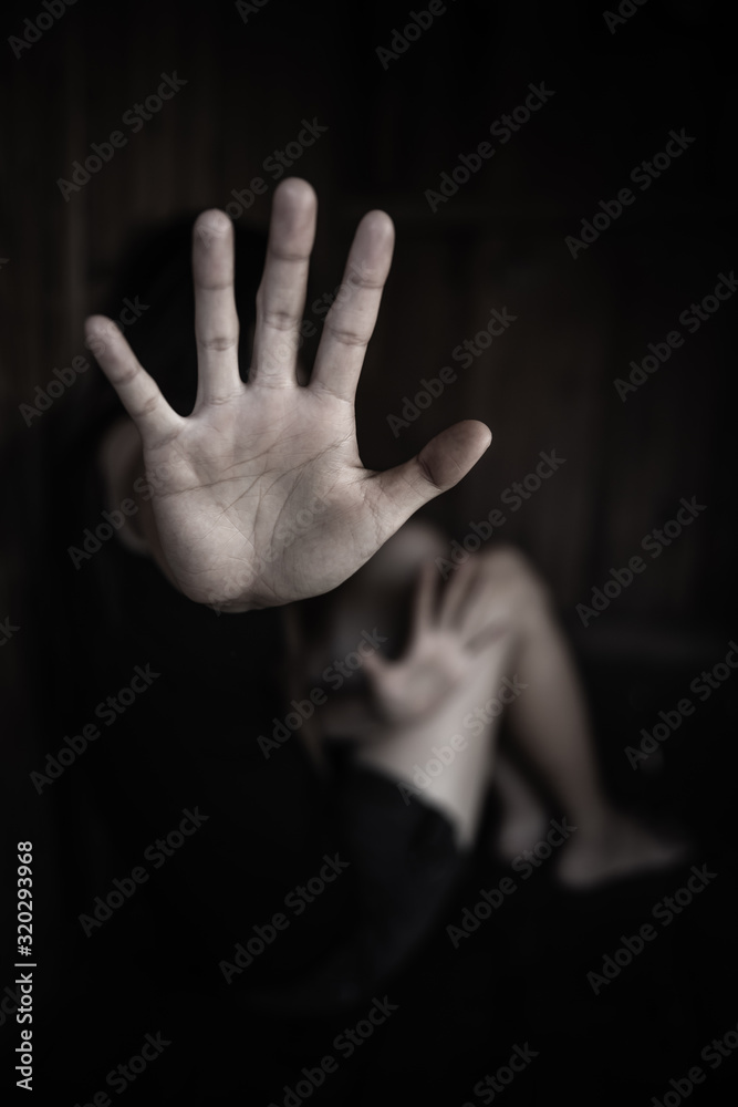 Women bondage lift hands against violence against women, international women's day, The concept of sexual harassment against women and rape. Women bondage lift hands against violence against women, international women's day, The concept of sexual harassment against women and rape.