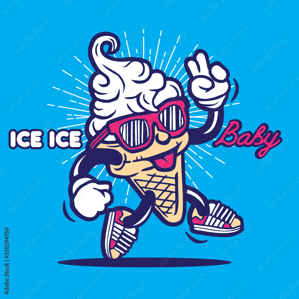 Ice Cream Cone Character Design