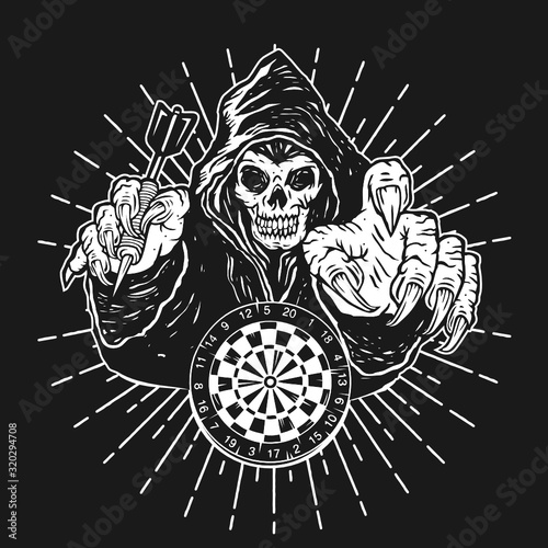 Skull Darts Game Player
