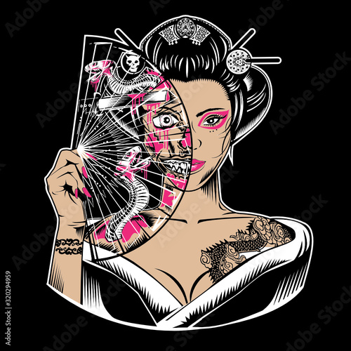 Zombie Geisha Japanese Culture